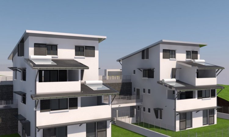 Construction de 4 logements dans 2 bâtiments